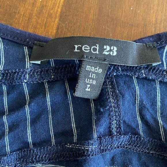 Red 23 Navy Stripe Long Sleeve Top - Picture 2 of 3